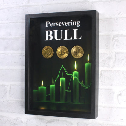 Persevering Bull – The Ultimate Crypto Frame