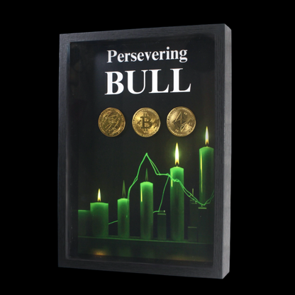 Persevering Bull – The Ultimate Crypto Frame