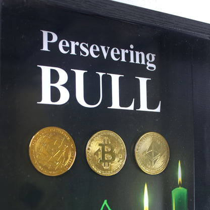 Persevering Bull – The Ultimate Crypto Frame